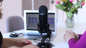 Podcast Aufnahme