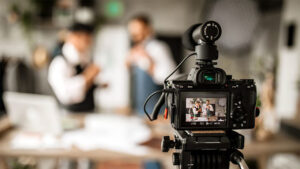 Livestreaming-bei-Videoproduktion-Hintergrund