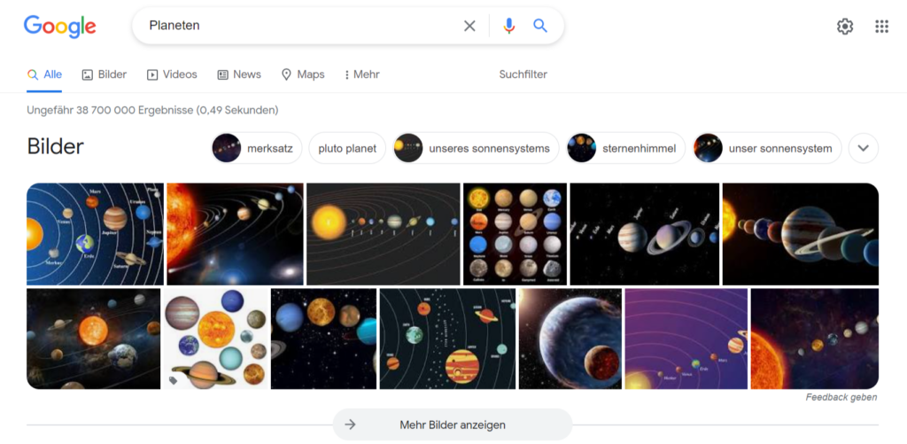 SERP- Richsnippet- Image Pack