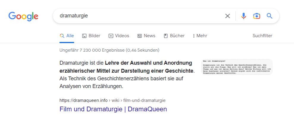 SERP-Rich snippet-Textbox