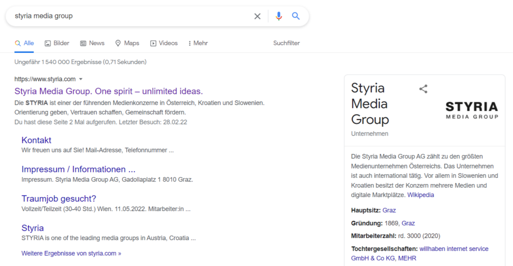 SERP-Feature Snippet-knowledge Panel
