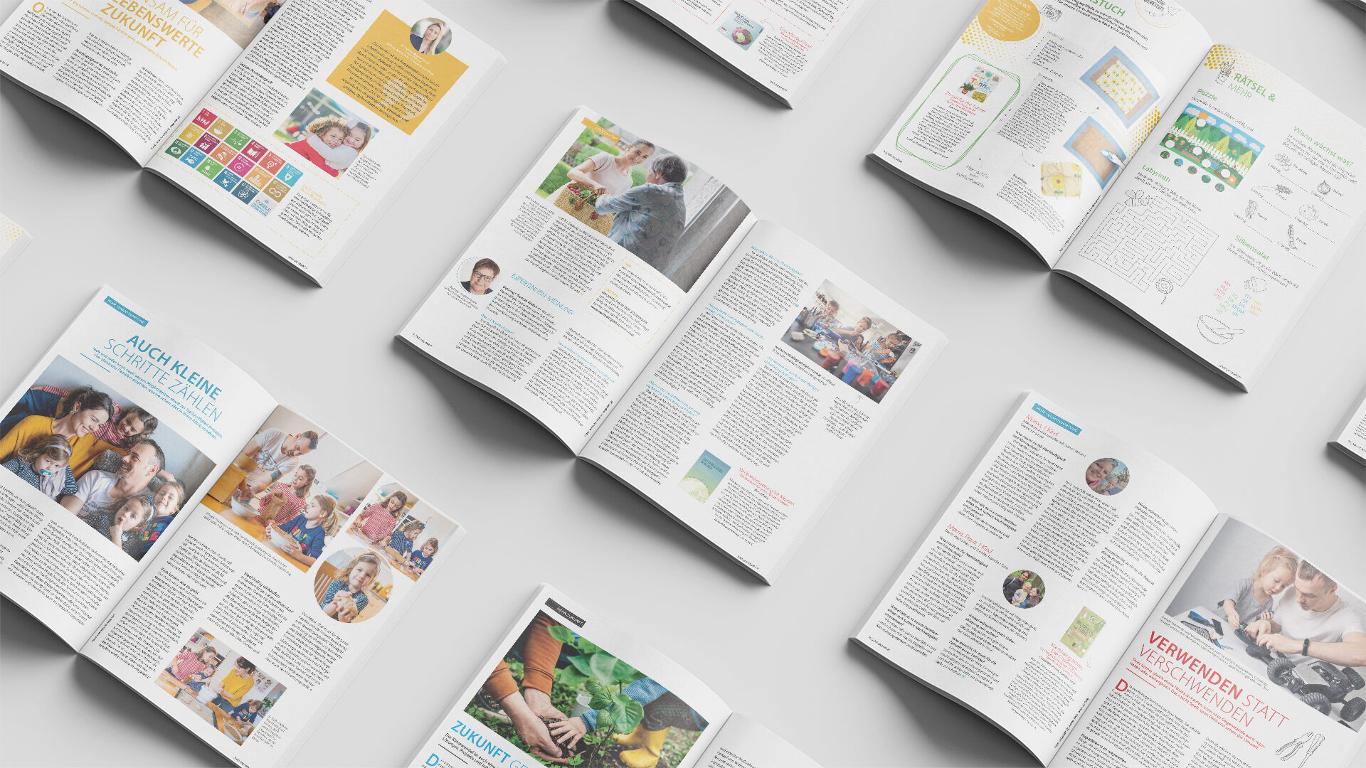 Magazine Set Mockup by Anthony Boyd Graphics